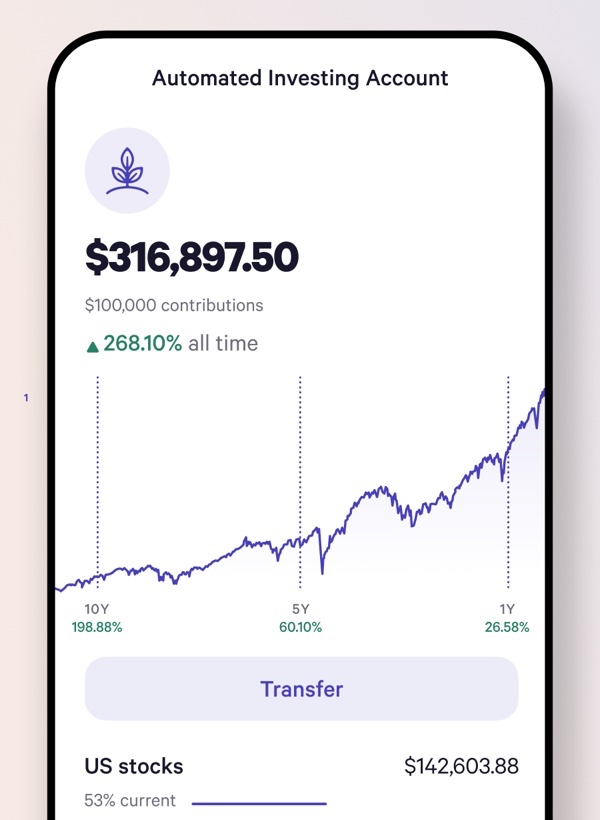 Wealthfront: Automated Investing Account