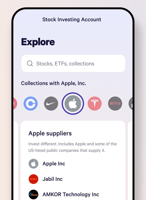Wealthfront: Stock Investing, Explore